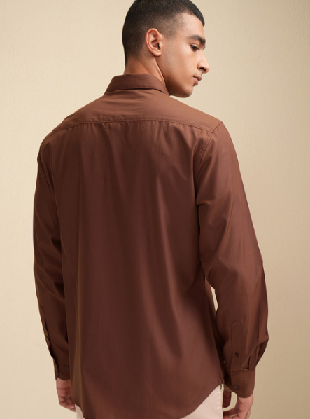 Men Solid Casual Shirt - Image 2