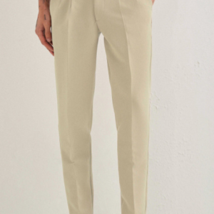 Men Tailored Wrinkle Free Pleated Gurkha pant