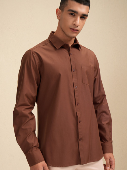 Men Solid Casual Shirt