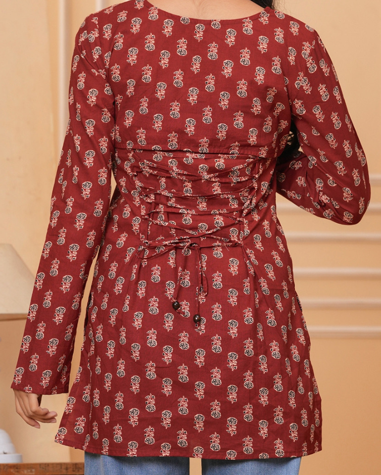 Women Ethnic Motifs Printed Kurta - Image 2